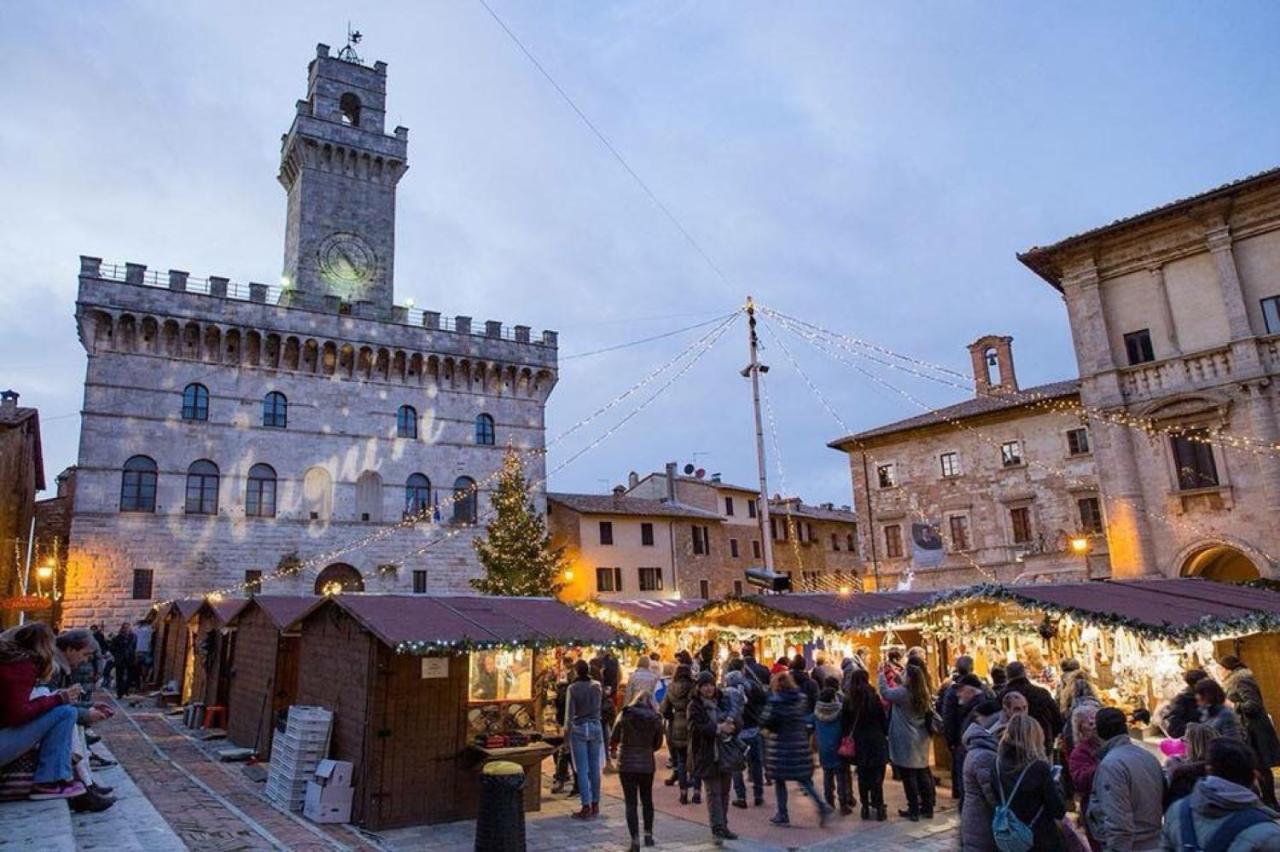 Apartament Il Palco Montepulciano, Vista Incredibile, 150Mt Da Piazza Grande Zewnętrze zdjęcie